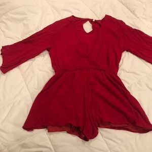 Red romper